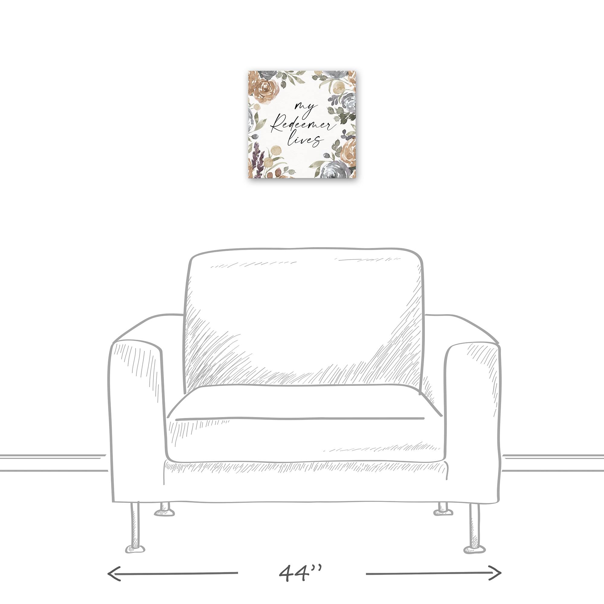 My Redeemer Lives Canvas Wall Art